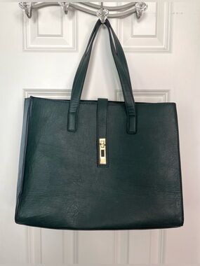 Forever 21 Faux Leather Tote Bag